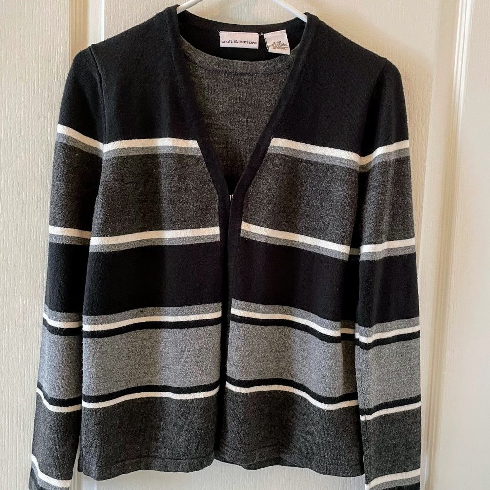 CROFT & BARROW ~ OPEN SWEATER